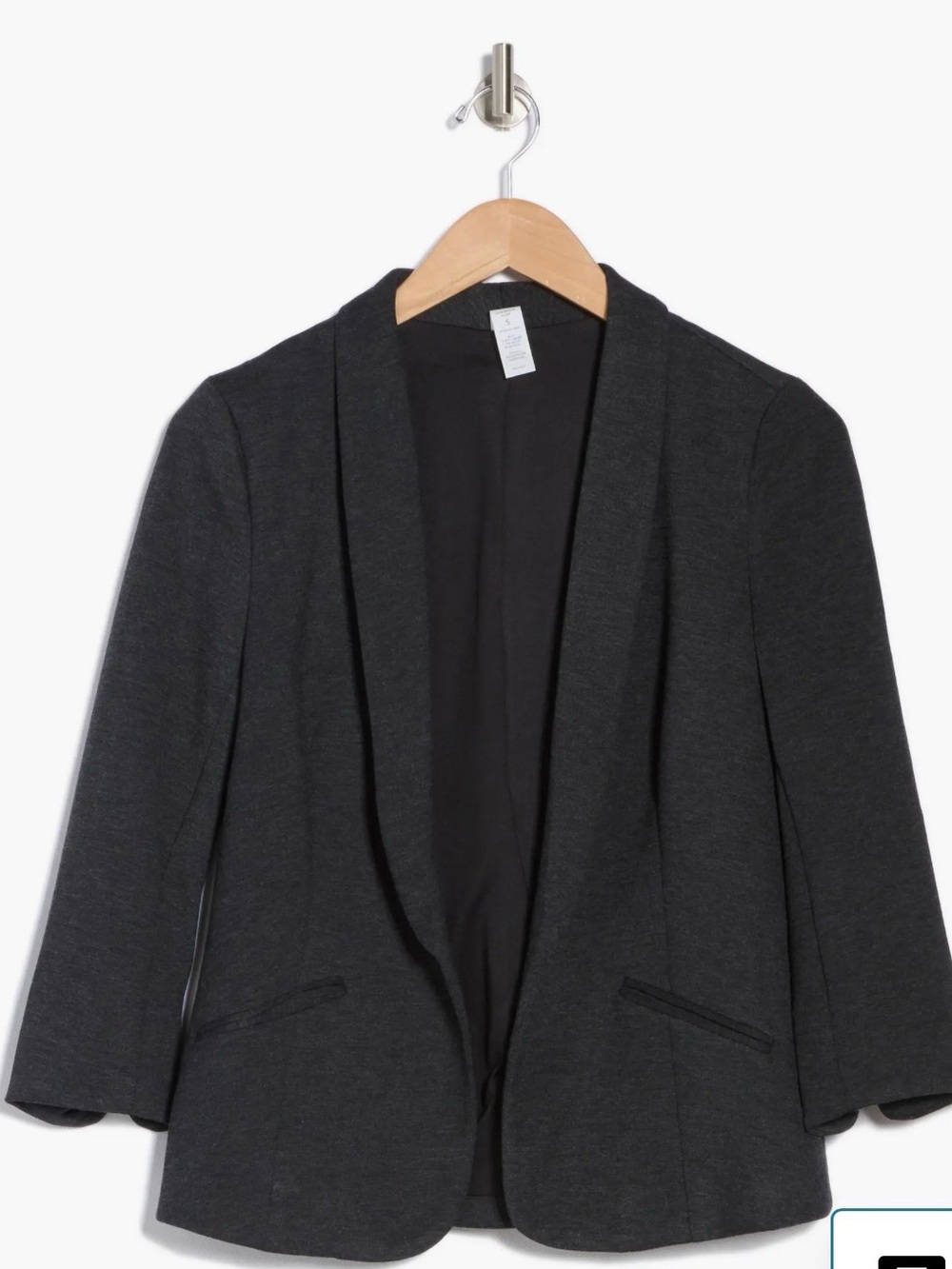 Black Yogalicious Formatic Scuba Bentley Blazer - Small - Like new - Picture 2 of 4